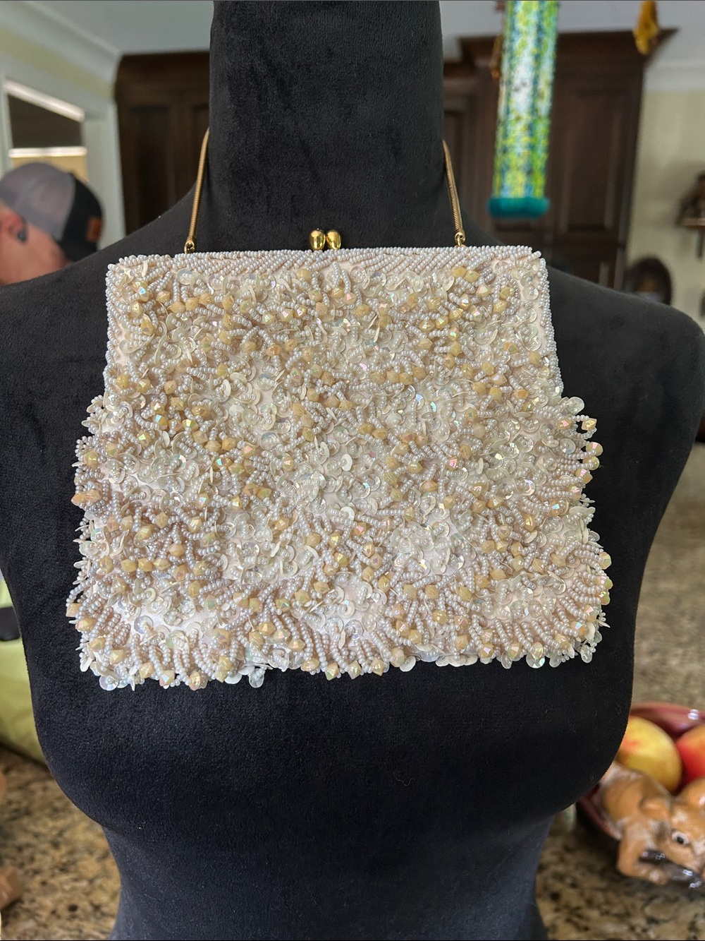 1960’s Hong Kong Beaded Sequined Evening Bag